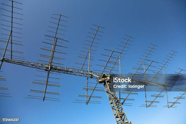 Photo libre de droit de Radar Sous Ciel Bleu Militaire banque d'images et plus d'images libres de droit de Antenne individuelle - Antenne individuelle, Armée, Armée de terre