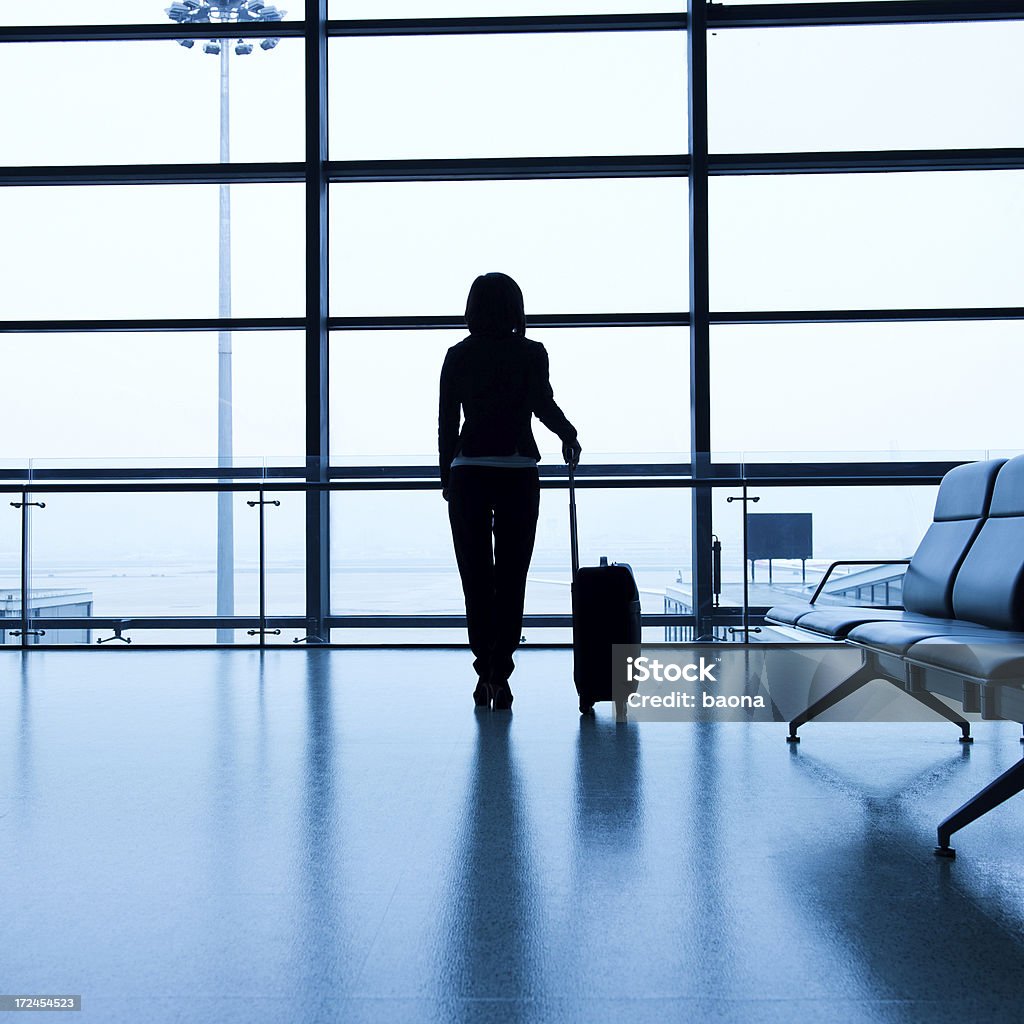 Ожидание на flight - Стоковые фото Аэропорт роялти-фри