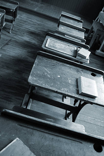 istock Vintage  Classroom in Blue Tone 172454644