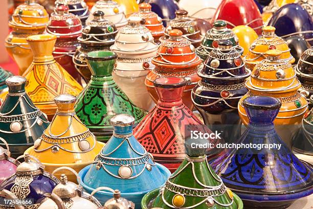 Marokański Tagine Pots - zdjęcia stockowe i więcej obrazów Afryka - Afryka, Arabia, Casablanca