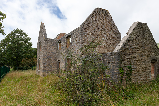The Gardeners house in Tyneham village in Dorset