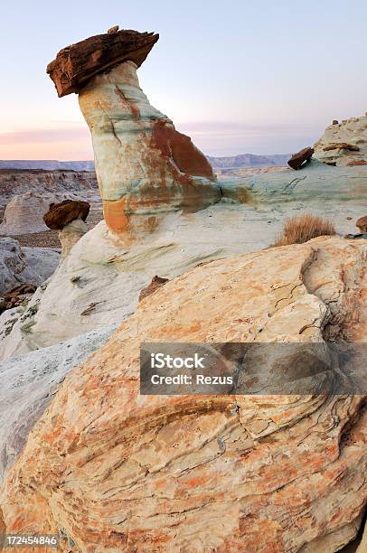 Sonnenuntergang Landschaft Mit Hoodoos Im Stollen Horse Point Arizona Usa Stockfoto und mehr Bilder von Abenddämmerung