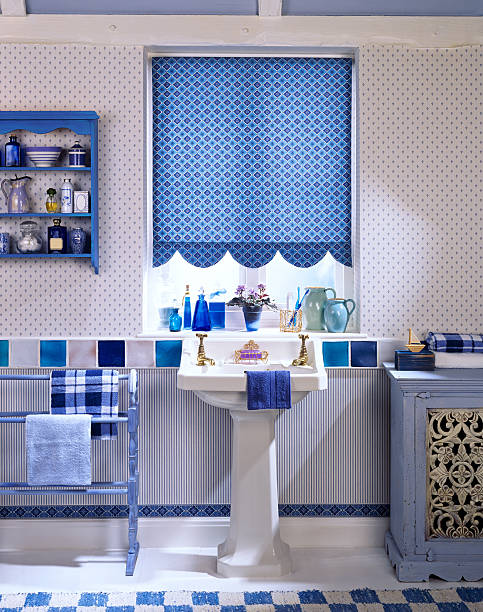 istock Interior of small cottage bathroom 172454858