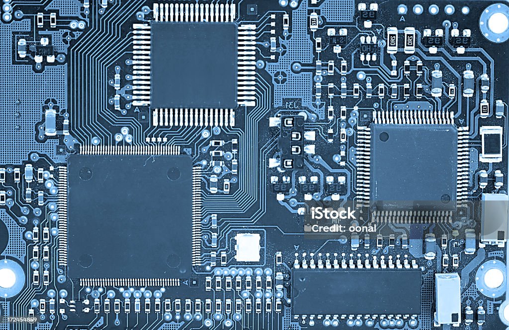 Close-up of an electronic circuit board Electronic circuit Circuit Board Stock Photo