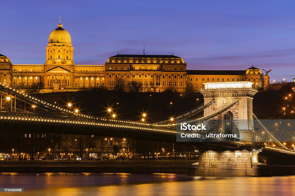 Skyline di Budapest - Foto stock royalty-free di Ambientazione esterna