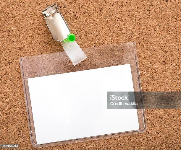 Memo Note On Corkboard Stock Photo - Download Image Now - Backgrounds, Blank, Bulletin Board