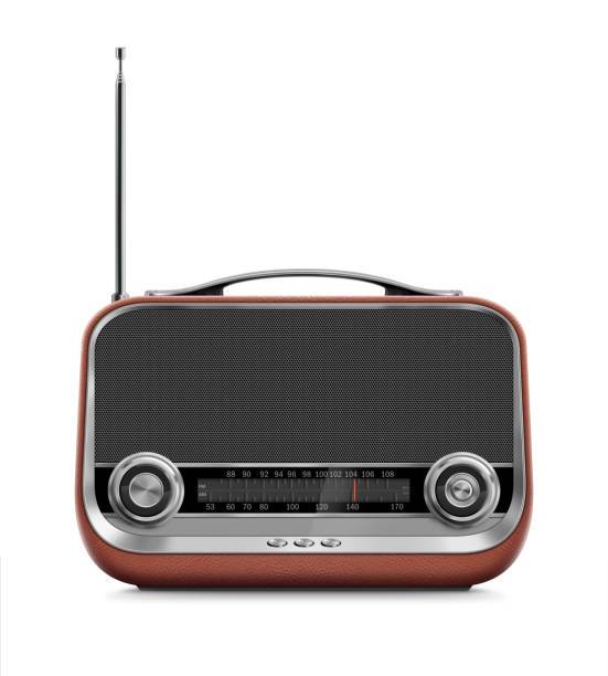 istock Stylish Vintage Portable Radio 172455018