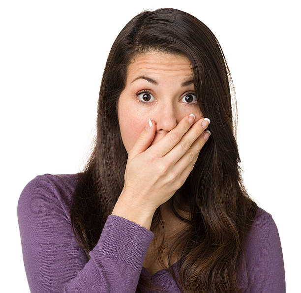 istock Surprised Woman Covering Mouth 172455107