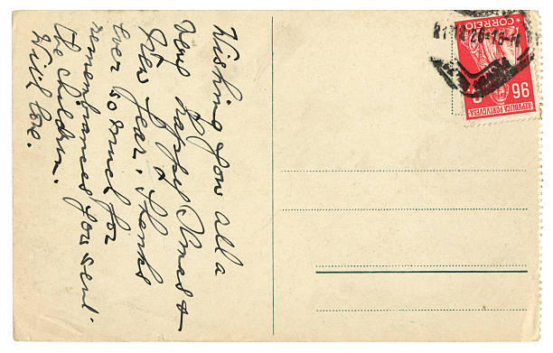 narodzenia pocztówkę z portugalii, 1926 - 1920s style postcard old paper zdjęcia i obrazy z banku zdjęć