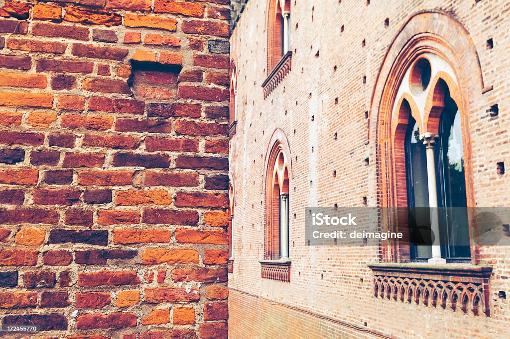 Fenster des mittelalterlichen Gebäude - Lizenzfrei Alt Stock-Foto