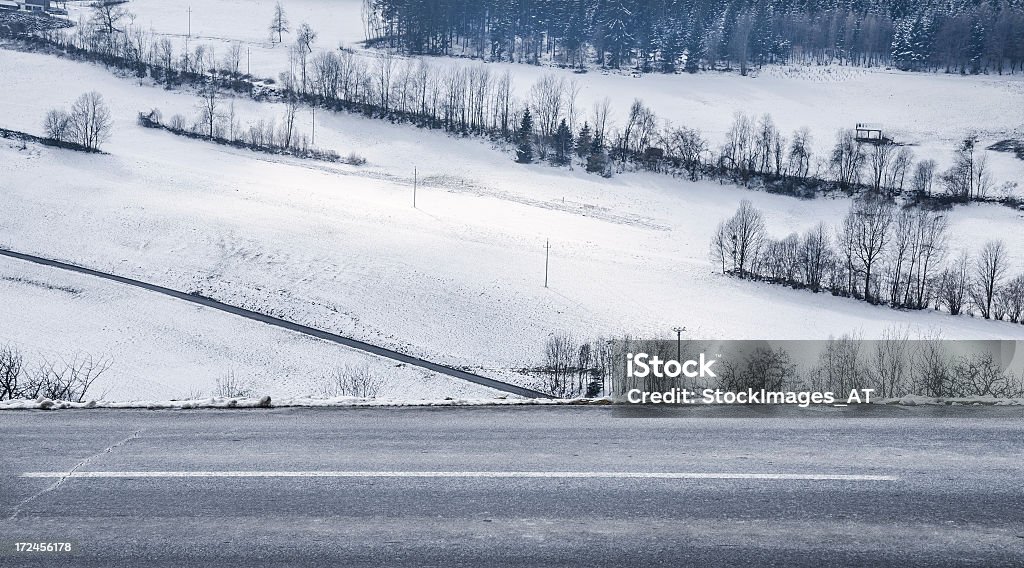 Country Straßenmarkierung - Lizenzfrei Abstrakt Stock-Foto