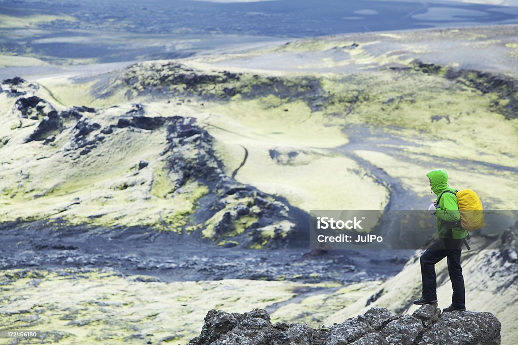 Lakagigar "Laki, Iceland, people traveling" Iceland Stock Photo