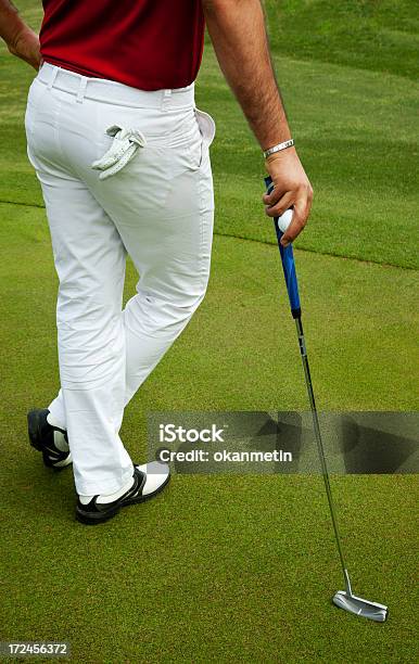 Golfspieler Stockfoto und mehr Bilder von Abwarten - Abwarten, Ausrüstung und Geräte, Bildhintergrund