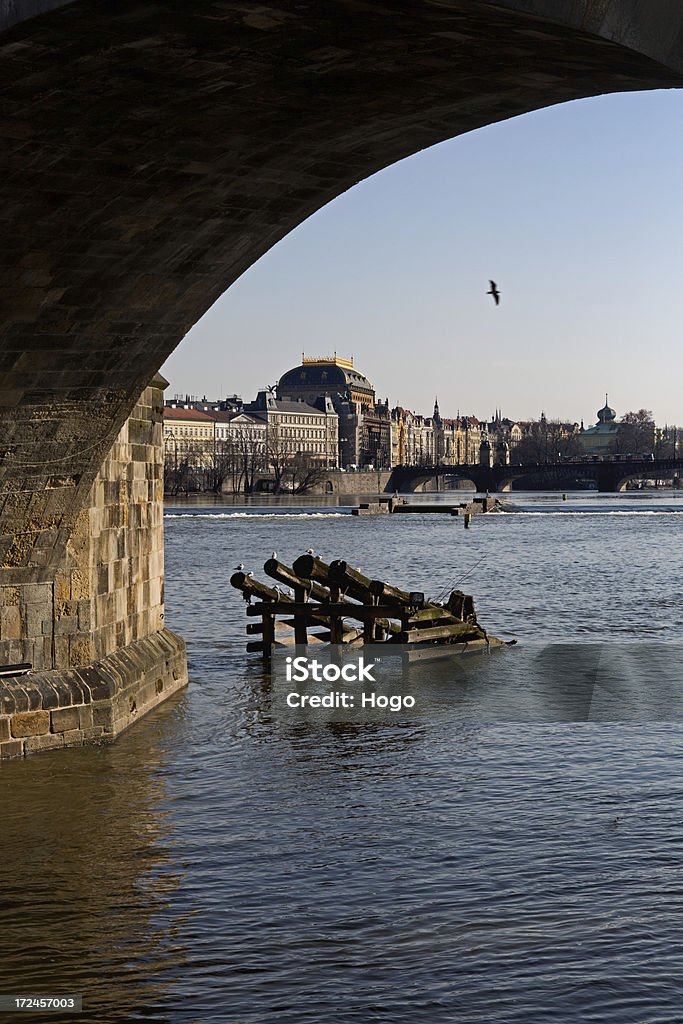 Fiume Vltava - Foto stock royalty-free di Acqua