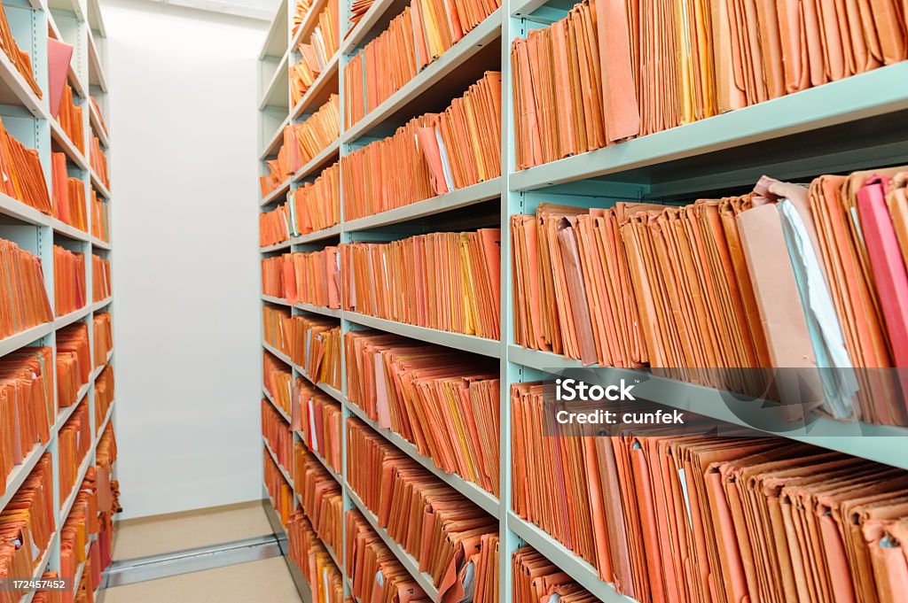 Archive Archive shelves Archives Stock Photo