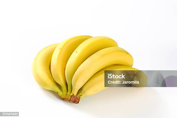Pęk Bananów - zdjęcia stockowe i więcej obrazów Banan - Banan, Bez ludzi, Białe tło