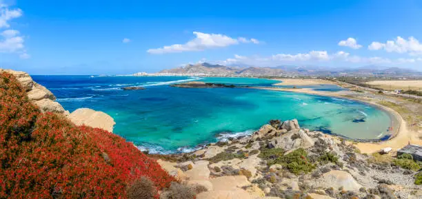 Photo of Landscape with amazing Laguna beach, Naxos island, Greece