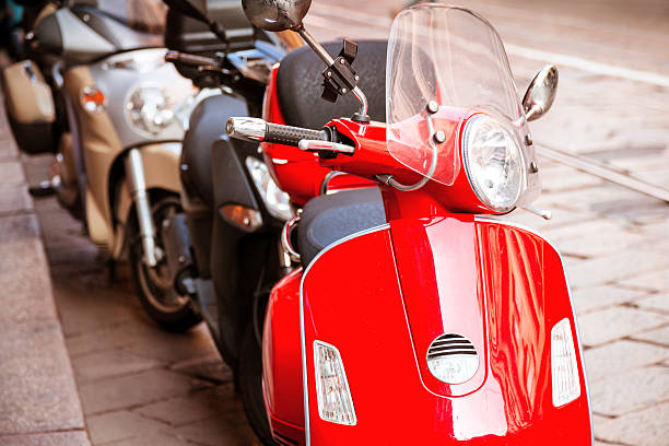 istock Red Scooter in Italy 172457744
