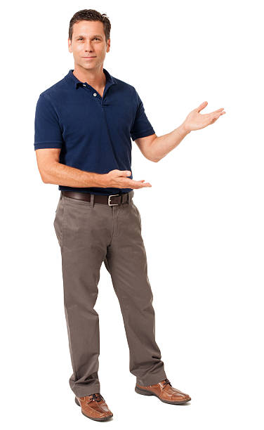 istock Causal Businessman Gesturing Showing Isolated on White Background 172458121