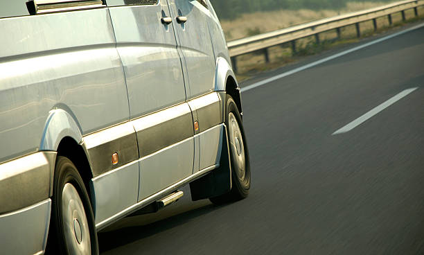 istock Delivery Fast Van On The Highway 172458173