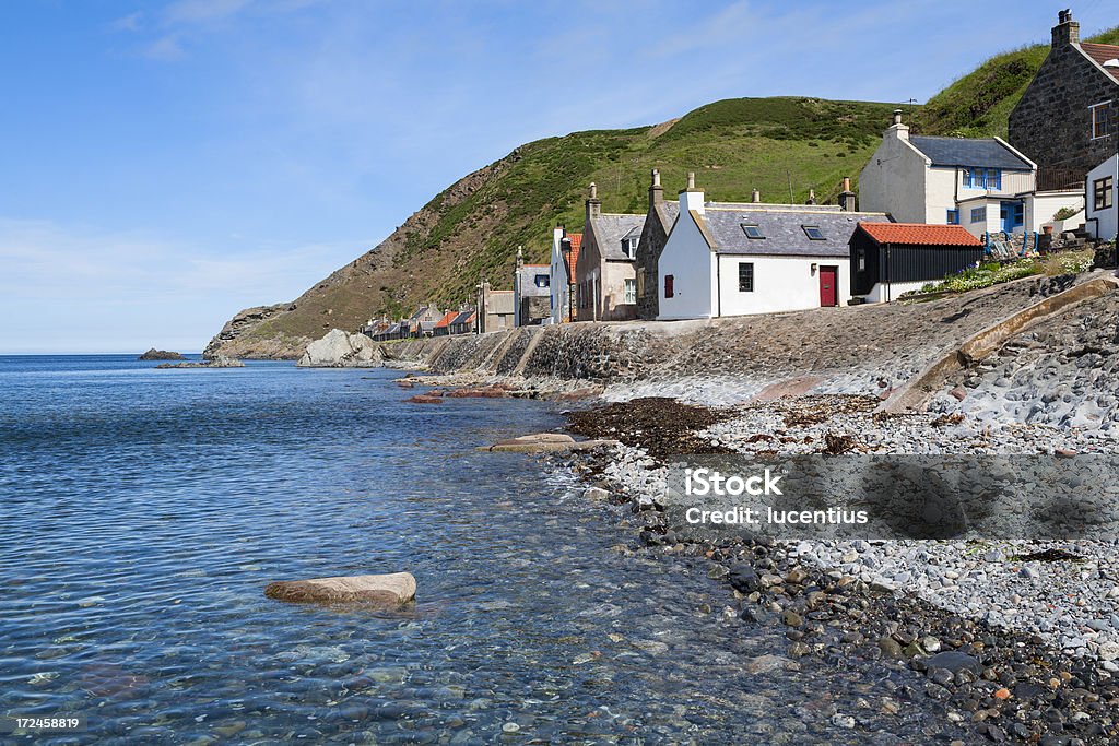 Crovie, Шотландия - Стоковые фото Коттедж роялти-фри