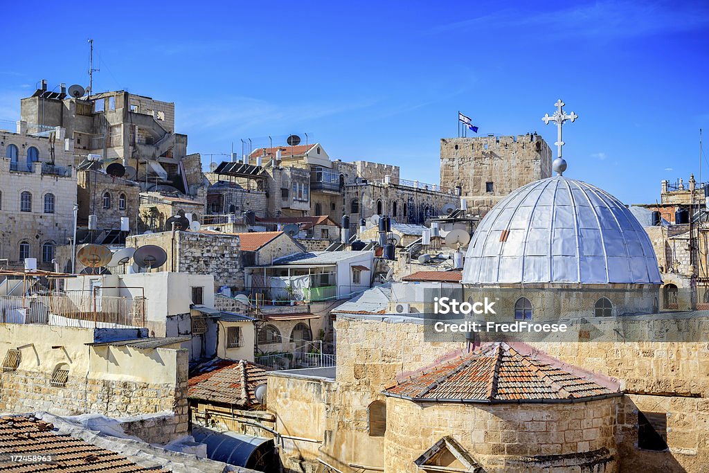 Christian trimestre, cidade velha, Jerusalém - Royalty-free Jerusalém Foto de stock