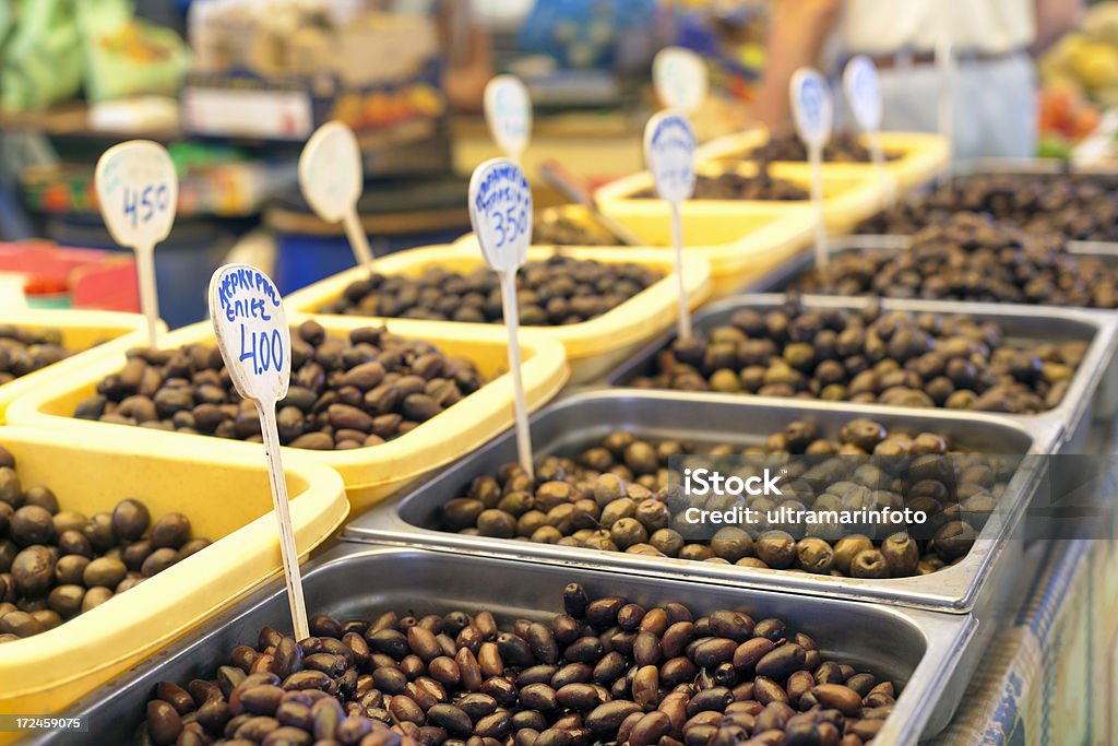 Olives - Foto de stock de Comércio - Consumismo royalty-free