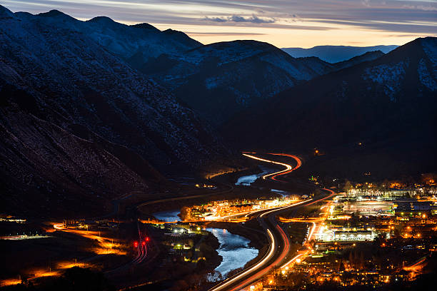 istock Glenwood Springs at Dusk in Winter 172459178