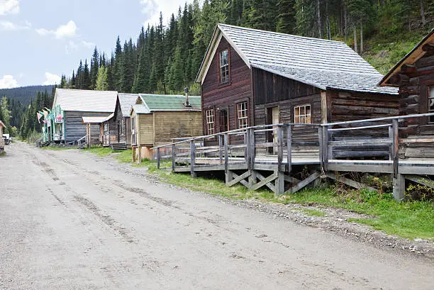 "The historic ghost town of Barkerville,BC."