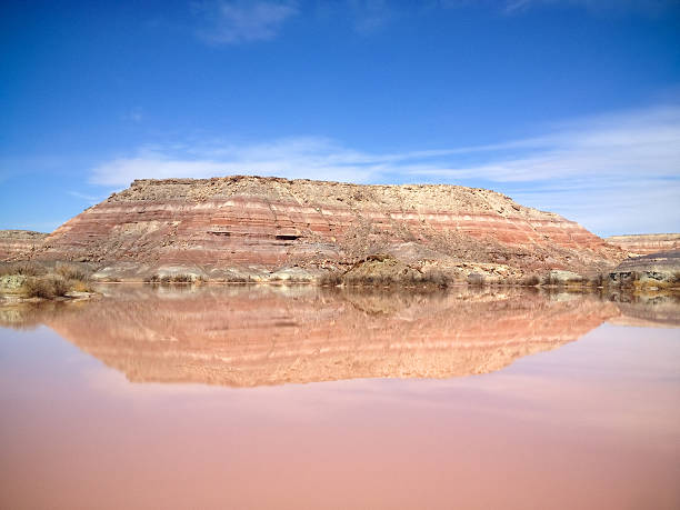 mobilestock 배드랜즈 레이브 - badlands tranquil scene pink red 뉴스 사진 이미지