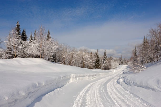 istock Winter road. Winterpark.  Sheregesh. 172459446