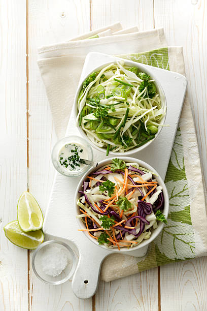 Salads: Coleslaw Still Life