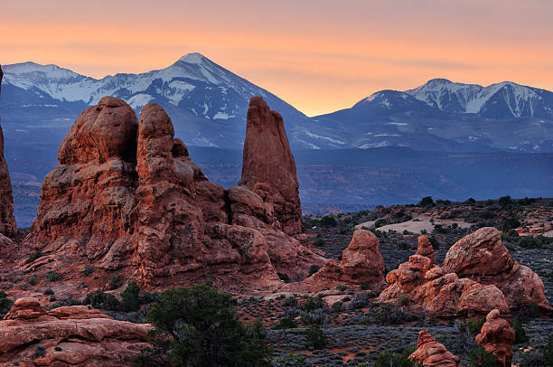 istock Sunset landscape with rock formation in Arches National Park 172459709
