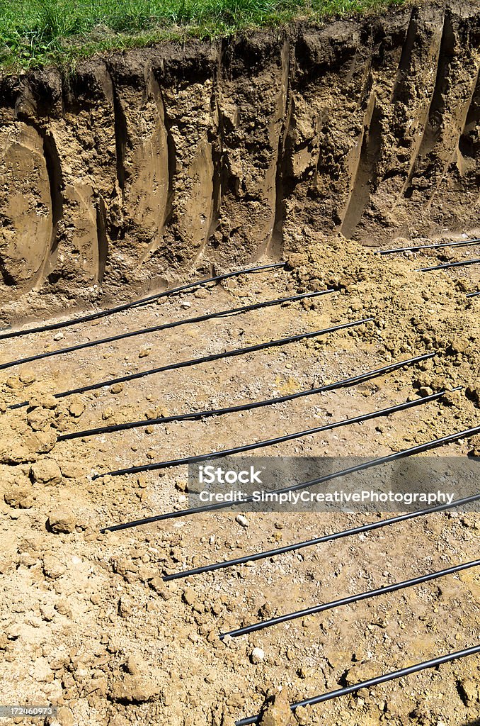 Geothermischen Gürtelschlaufen - Lizenzfrei Erdwärmekraftwerk Stock-Foto