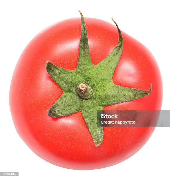 Pomodoro - Fotografie stock e altre immagini di Alimentazione sana - Alimentazione sana, Bianco, Cerchio