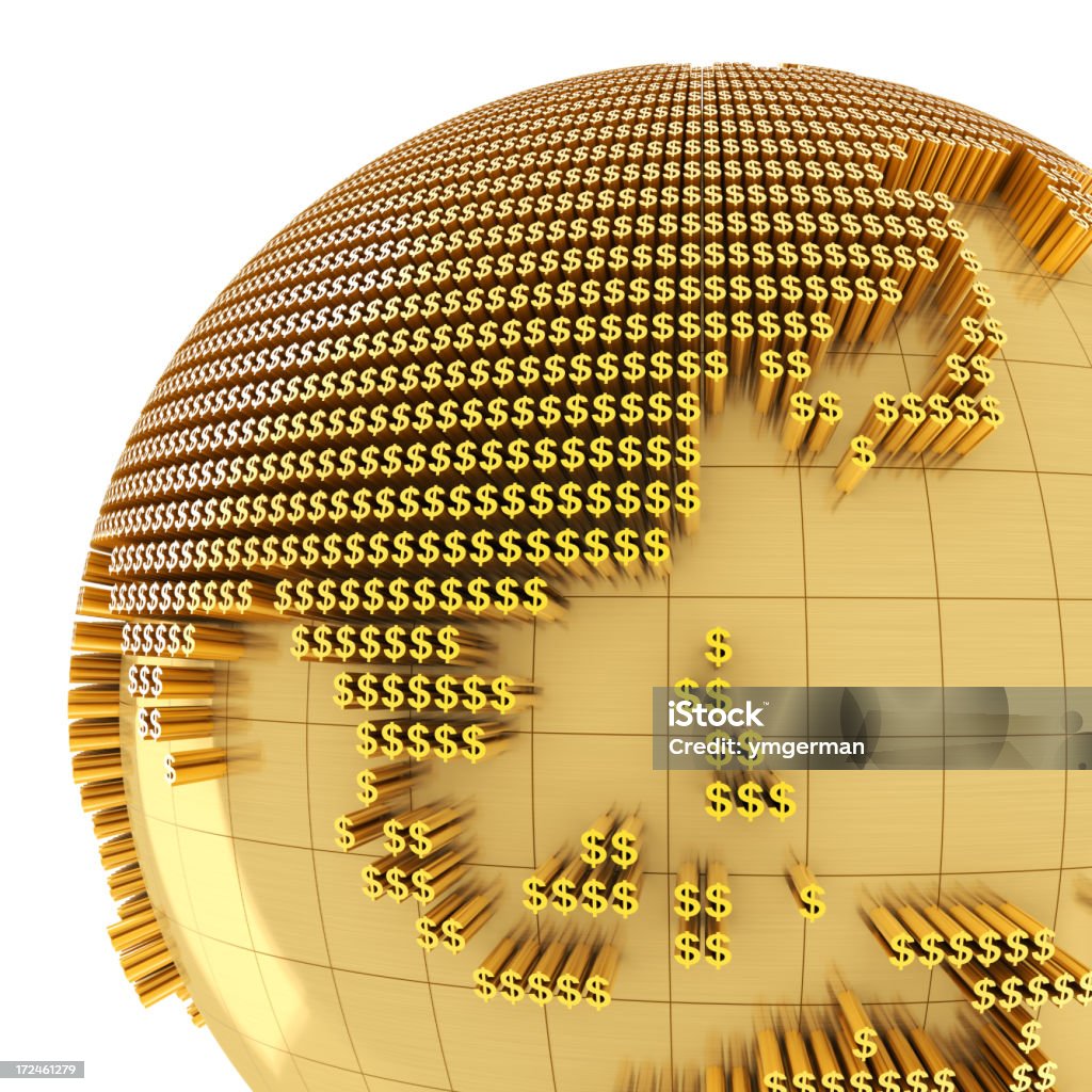 Деньги мира, крупным планом в Азии - Стоковые фото Белый фон роялти-фри