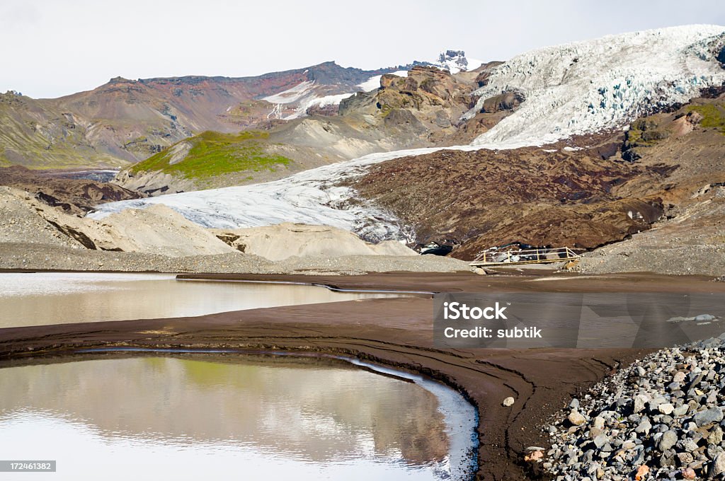 falljökull, iceland falljökull in skaftafell national park, southern iceland Arctic Stock Photo