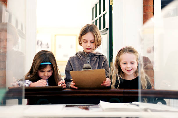 Children in a museum