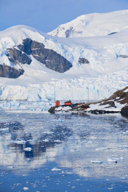 istock Antarctica Paradise Bay ice floating with Argentine scientific base 172461400