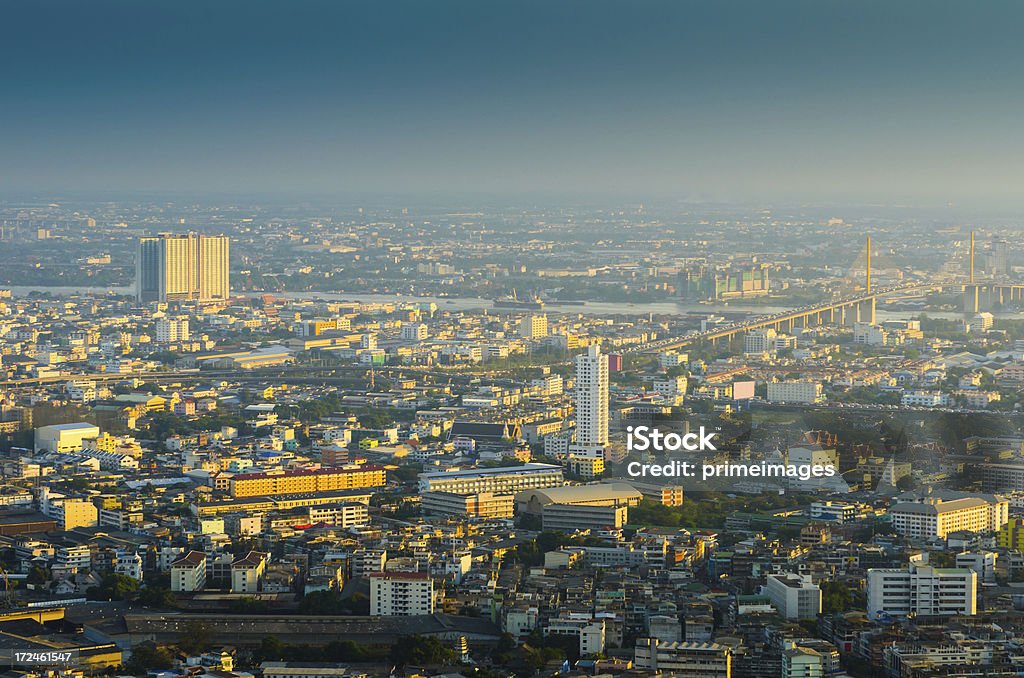 파노라마처럼 펼쳐지는 아름다운 도시 풍경을 태국 방콕에서 - 로열티 프리 개발 스톡 사진