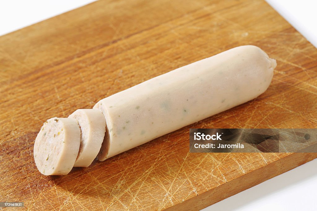 Salsicha alemã tradicional branco - Foto de stock de Alimentação Não-saudável royalty-free