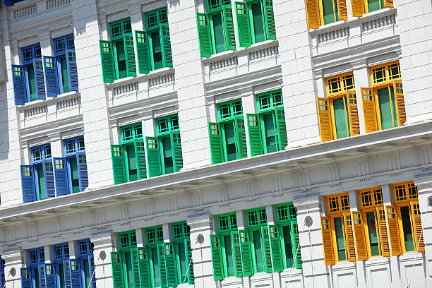 istock Colorful windows in Singapore 172462720