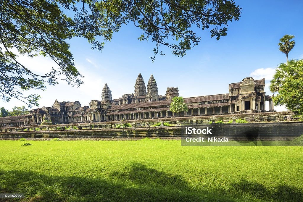 Angkor Wat, Kambodscha-Tempel - Lizenzfrei Alt Stock-Foto