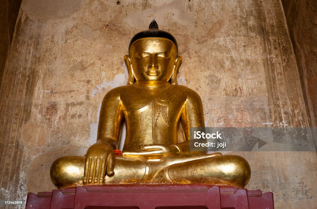 Goldenen Buddha Bild - Lizenzfrei Blattgold - Edelmetall Stock-Foto