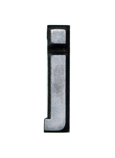 istock Alphabet J - Letterpress letter 172462868