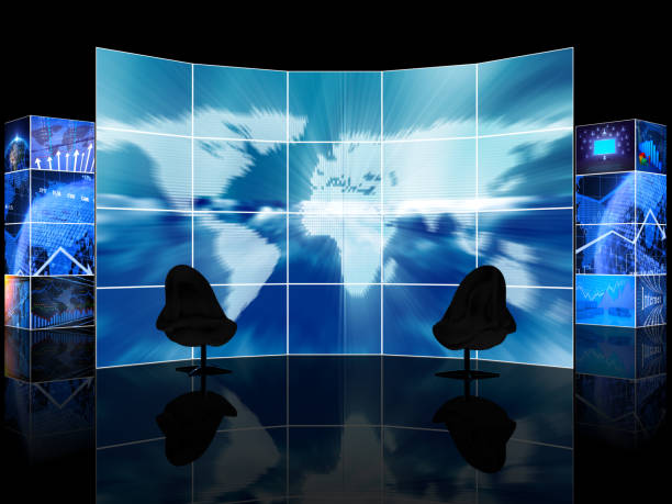 istock Digital News TV studio room 172462889