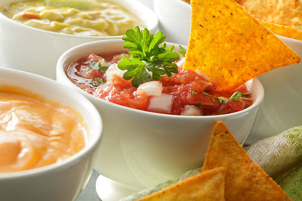 istock TexMex Food: Salsa, Guacamole, Cheese Dip and Nachos 172462960