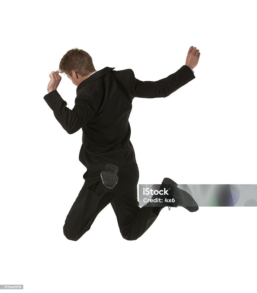 Бизнесмен прыжки - Стоковые фото 20-29 лет роялти-фри
