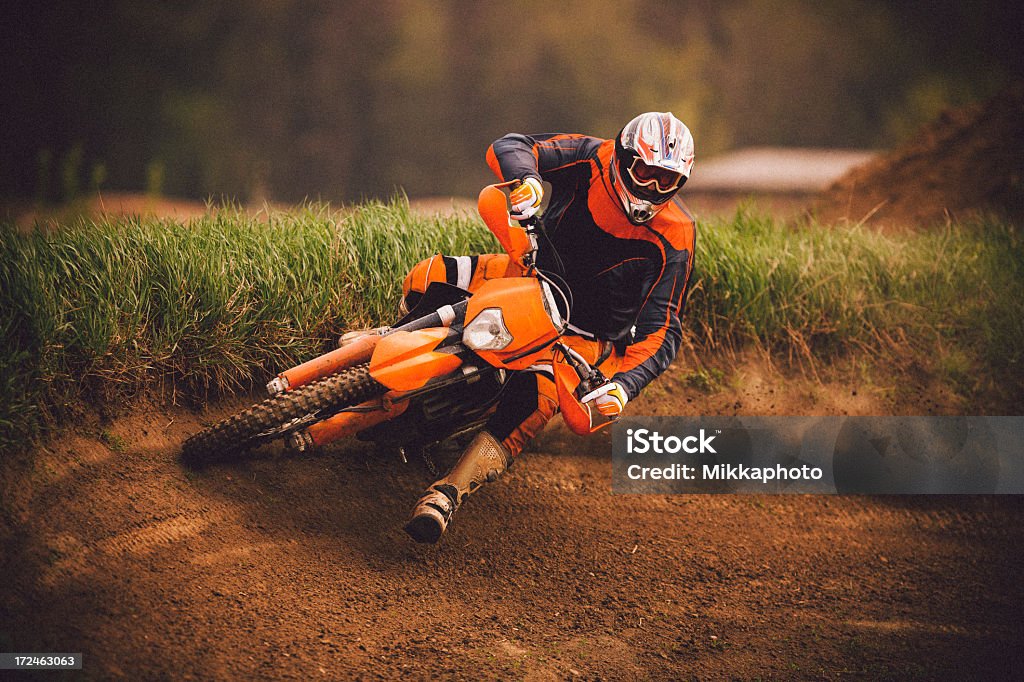 Motocross rider - Zbiór zdjęć royalty-free (Motocykl)
