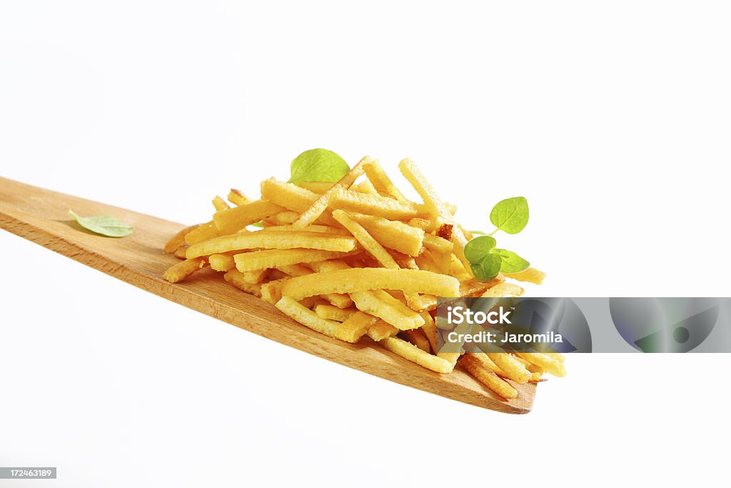 Célestine fideos en una espátula de madera - Foto de stock de Alimento libre de derechos